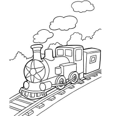 Dibujos de Un Tren de Carga