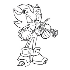 Dibujos de Sonic Tocando El Violín
