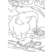 Dibujos de Donald y Elefante
