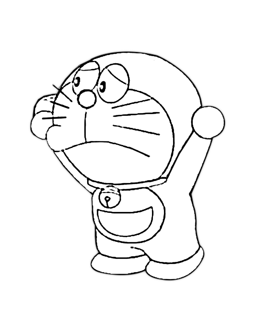 Dibujos de Triste Doraemon
