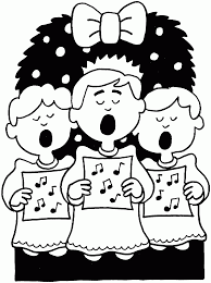 Dibujos de Cantando Canción de Navidad