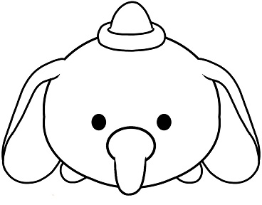 Dibujos de Dumbo Tsum Tsum