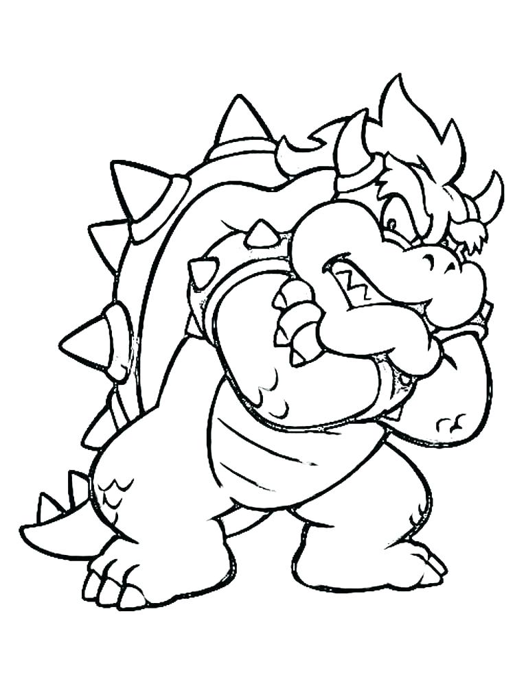 Dibujos De Mal Bowser Para Colorear Pintar E Imprimir Dibujosonline Net