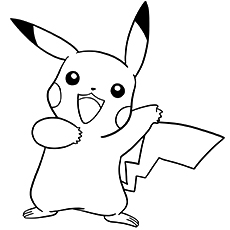 Dibujos de Pokemon Pikachu 