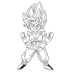 Dibujos de El Niño Goku