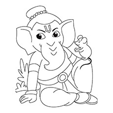 Dibujos de Ganesha con Ratón