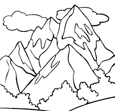 Dibujos de Pico de Montaña