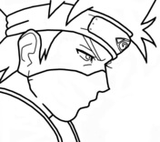 Dibujos de Kakashi de Naruto