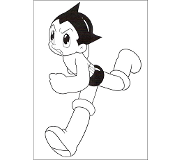Dibujos de Astro Boy Corriendo