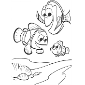 Dibujos de Nemo, Marlin y Dory