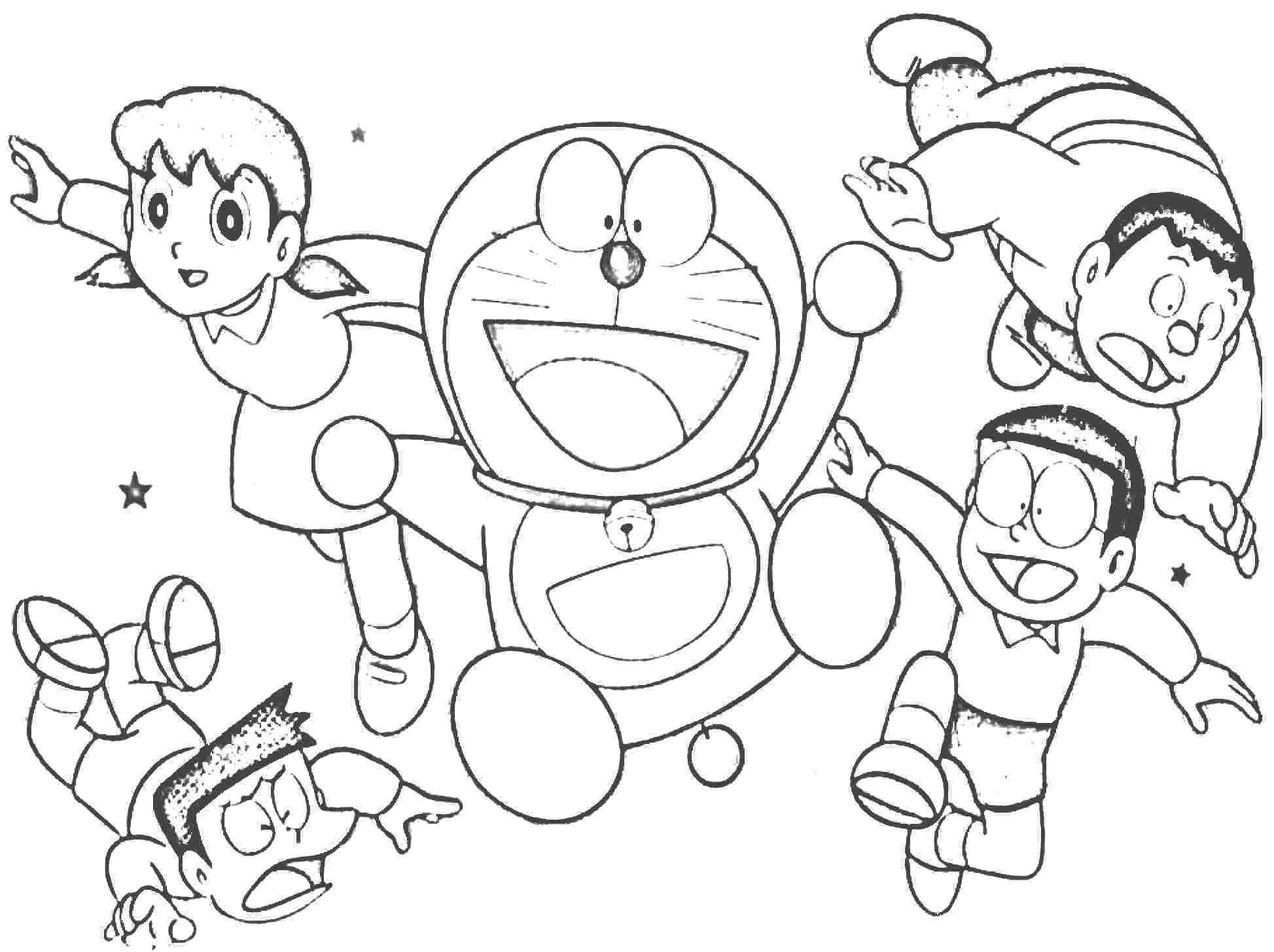Download Dibujos de Doraemon para Colorear - DibujosOnline.Net