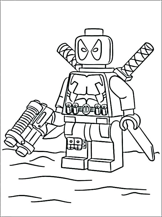 Download Dibujos de Lego Deadpool para Colorear, Pintar e Imprimir ...